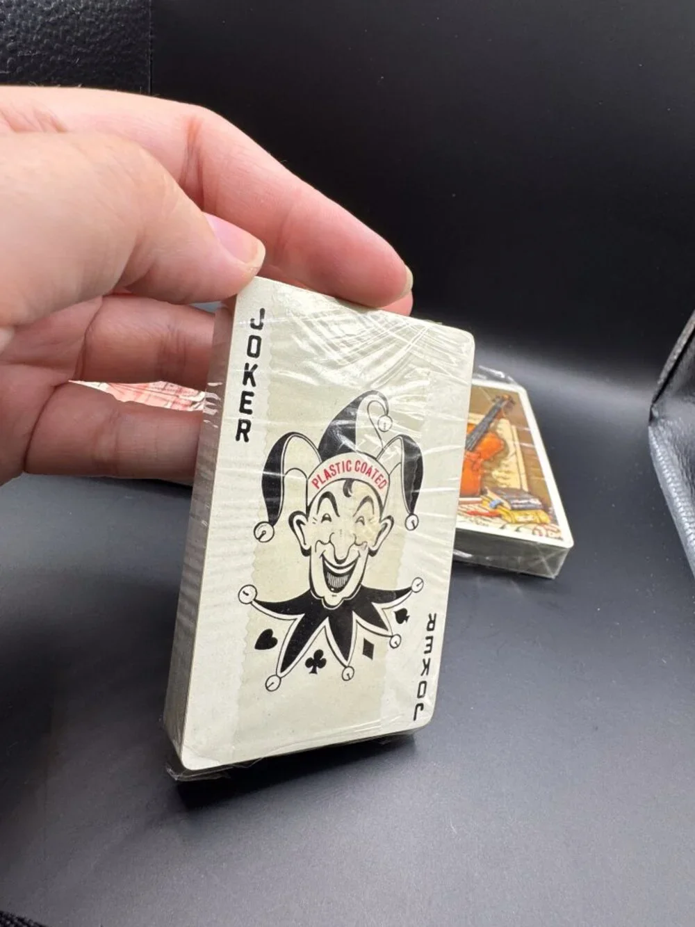 Vintage Mini Playing Cards Set of 3 Sealed Plastic Coated Decks